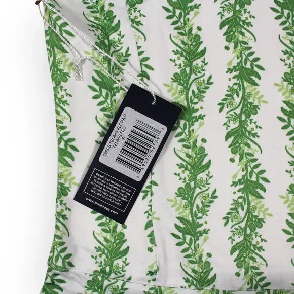 BOAST USA Girls Small Tennis Flora P Dress White Green Racerback Mini NWT - Picture 7 of 16